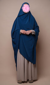 Anisah Stretch Hijaab 125*200 - Petrol