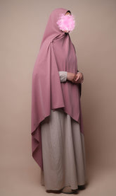 Anisah Stretch Hijaab 125*200 - Velvet Rose