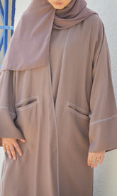 White Lyocell Whisper SET - Plum