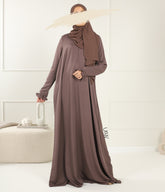 A-Lijn Abaya Aaliia Samha - Deep coffee