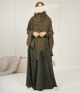 Heup Khimar Stretch Arrzha - Army Green