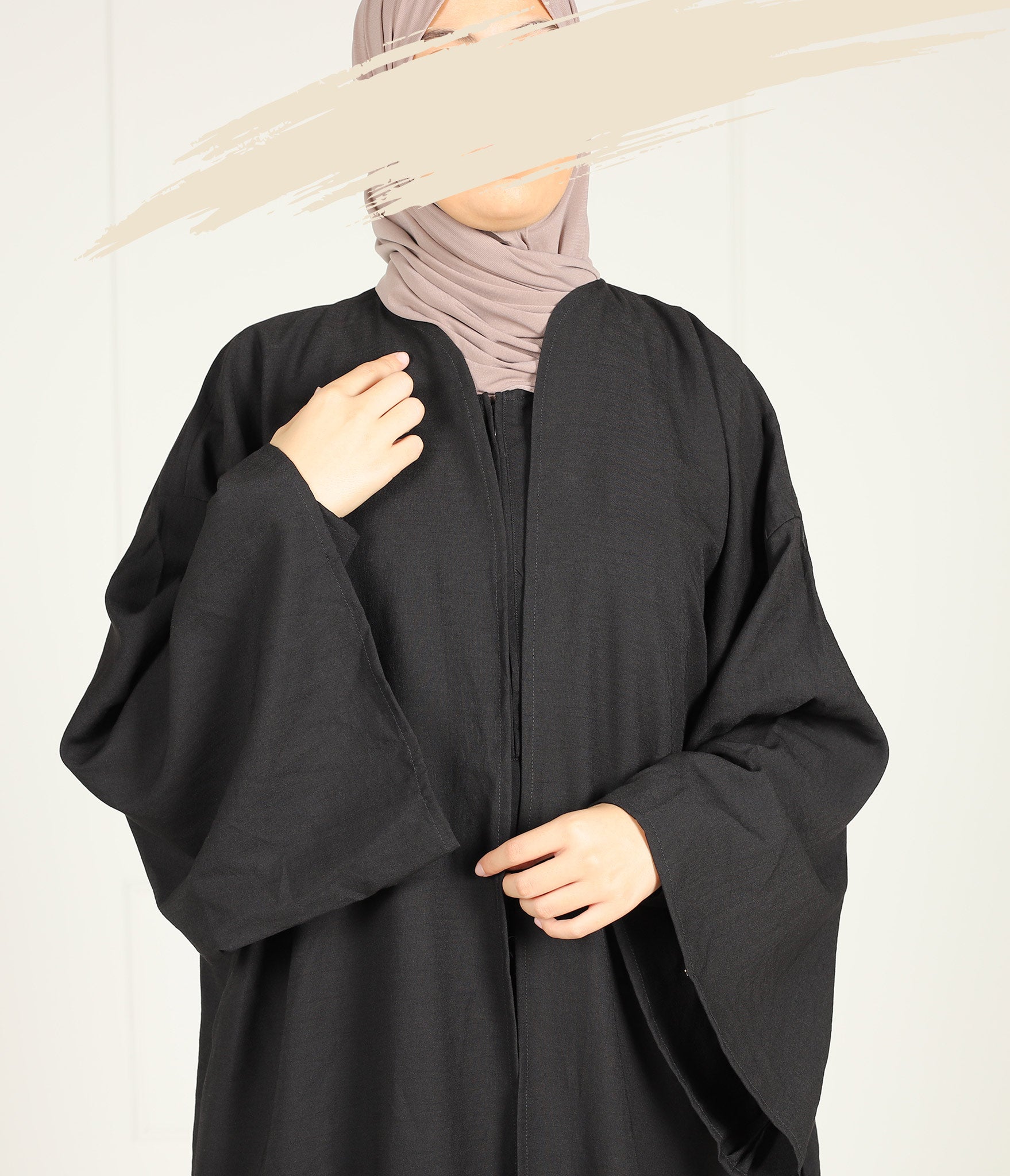 Soft Wide Sleeve Kimono Shawyah - SET