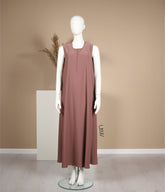 Slip Dress Pearl Stretch - Mink
