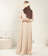 A-Lijn Abaya Aaliia Samha - Beige