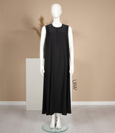 Slip Dress Pearl Stretch - Black