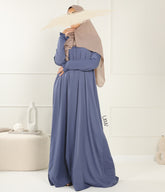 A-Lijn Abaya Aaliia Samha - Indigo Blue