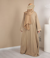 Kimono Oversized Abaya Nara - Coffee