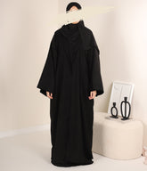Zahraa OPEN KIMONO Wide Sleeve - Black