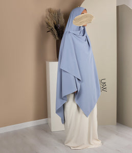 Pearl Stretch Sjaal 125*200 -Pastel Blue