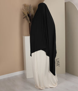 Pearl Stretch Sjaal 125*200 - Black