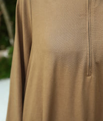 Linnen Kimono Abaya NIQIRAH - Taupe