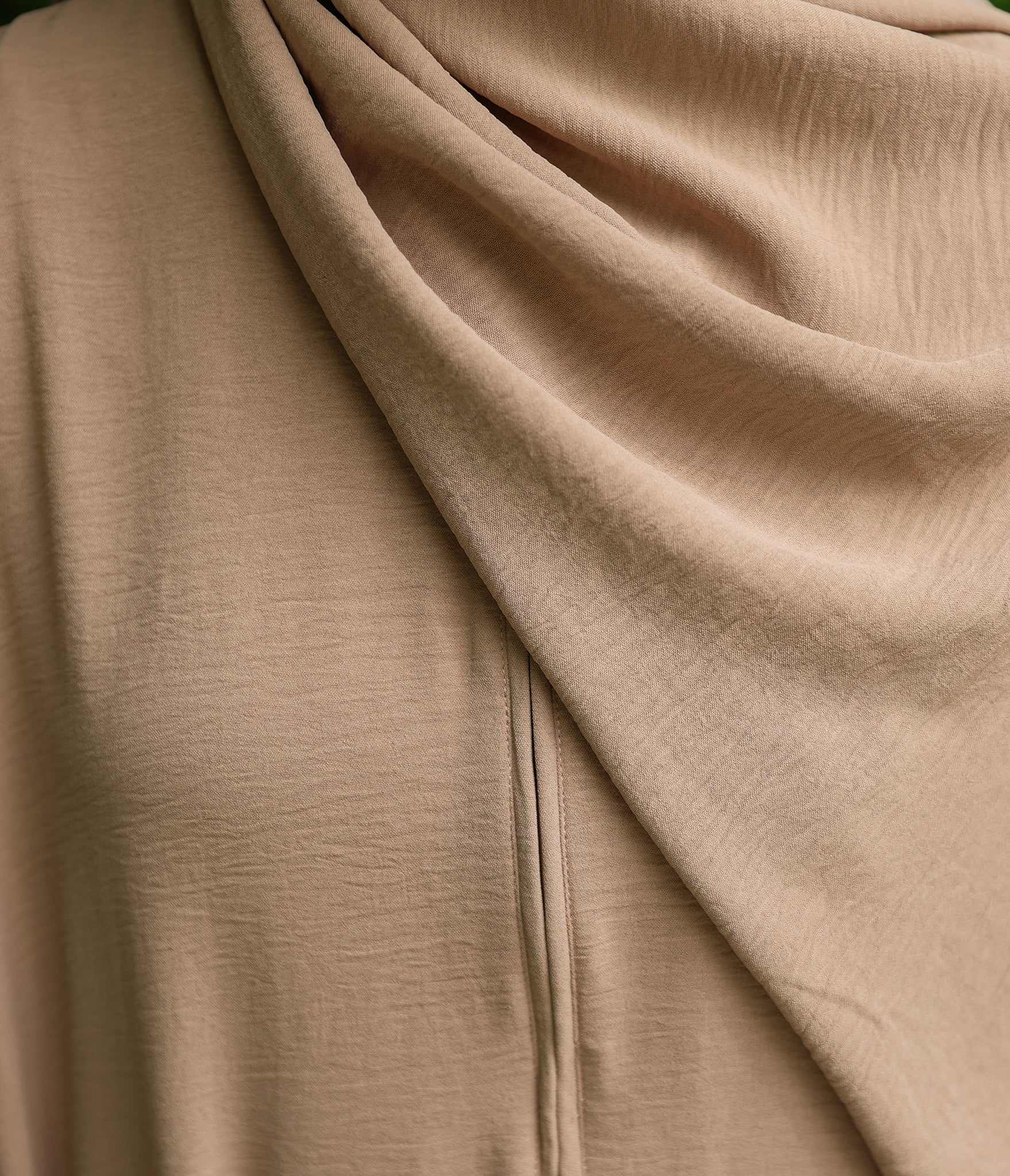 Abaya Kimono A-lijn Jazz + Hijab UsW - Taupe