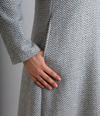 Abaya Tweed Soft grey