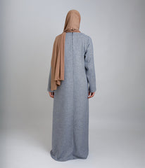 Abaya Tweed Blue Grey