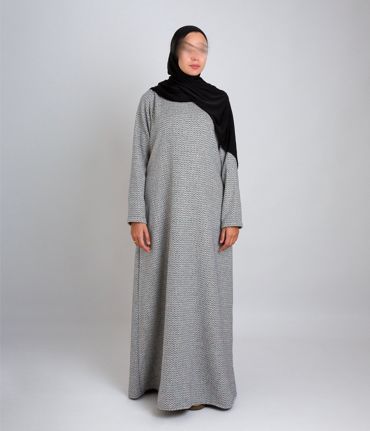 Abaya Tweed P & Blue