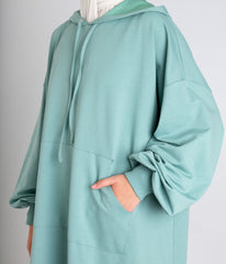 Long Casual Hoodie (UsW) - Mint