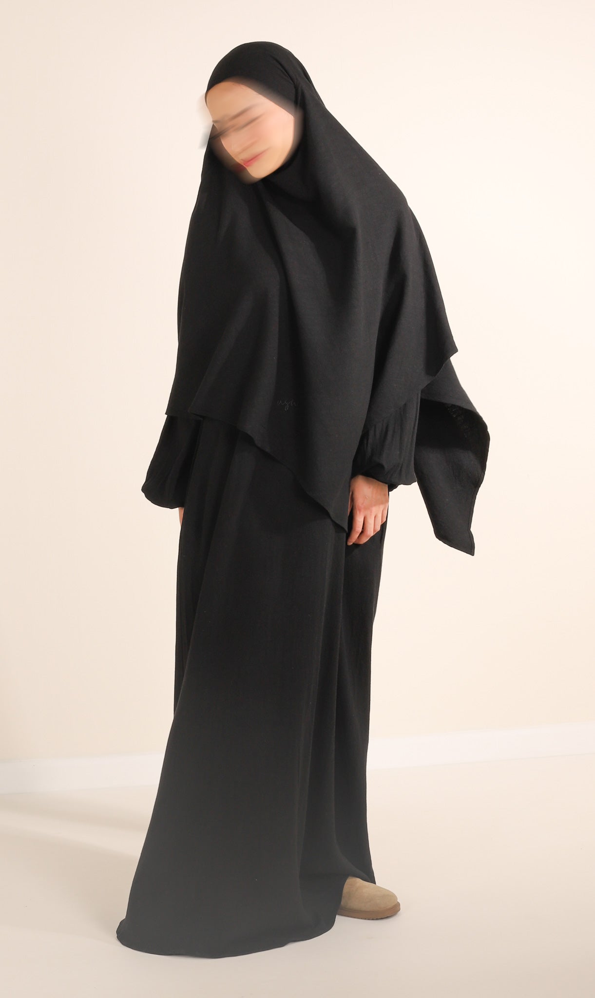 Natural Nila Abaya - Black (I)