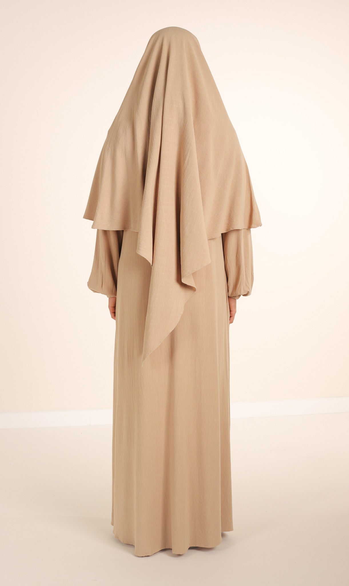 Natural Nila Abaya - Taupe Desert