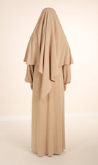 Natural Nila Abaya - Taupe Desert