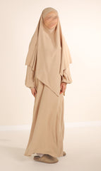 Natural Nila Abaya - Taupe Desert