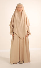 Natural Nila Abaya - Taupe Desert