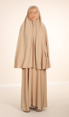Natural Nila Abaya - Taupe Desert