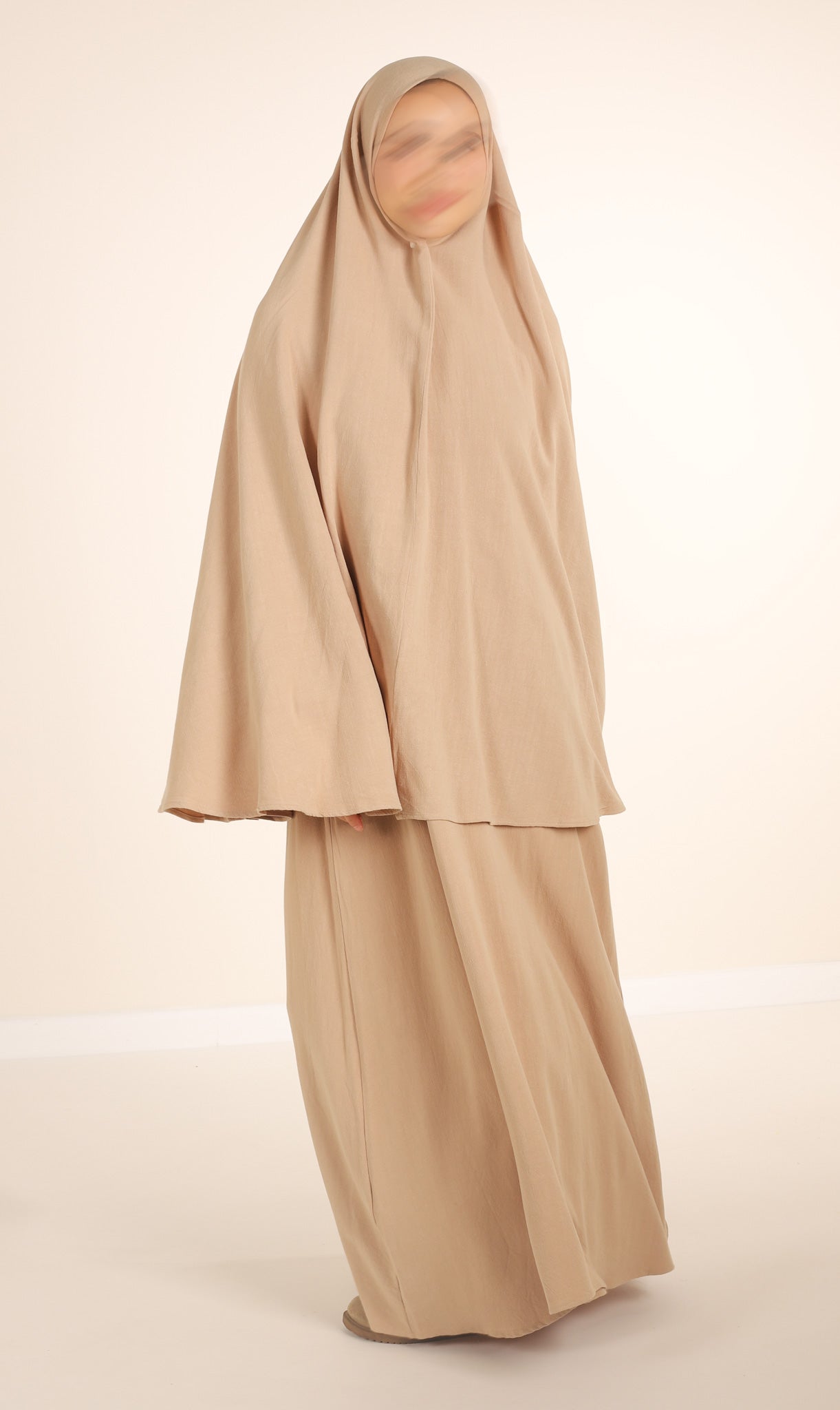 Natural Nila Abaya - Taupe Desert