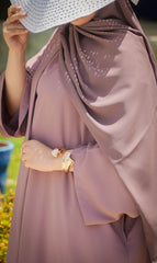 Elizabeth Open Abaya SET - IRIS DEW