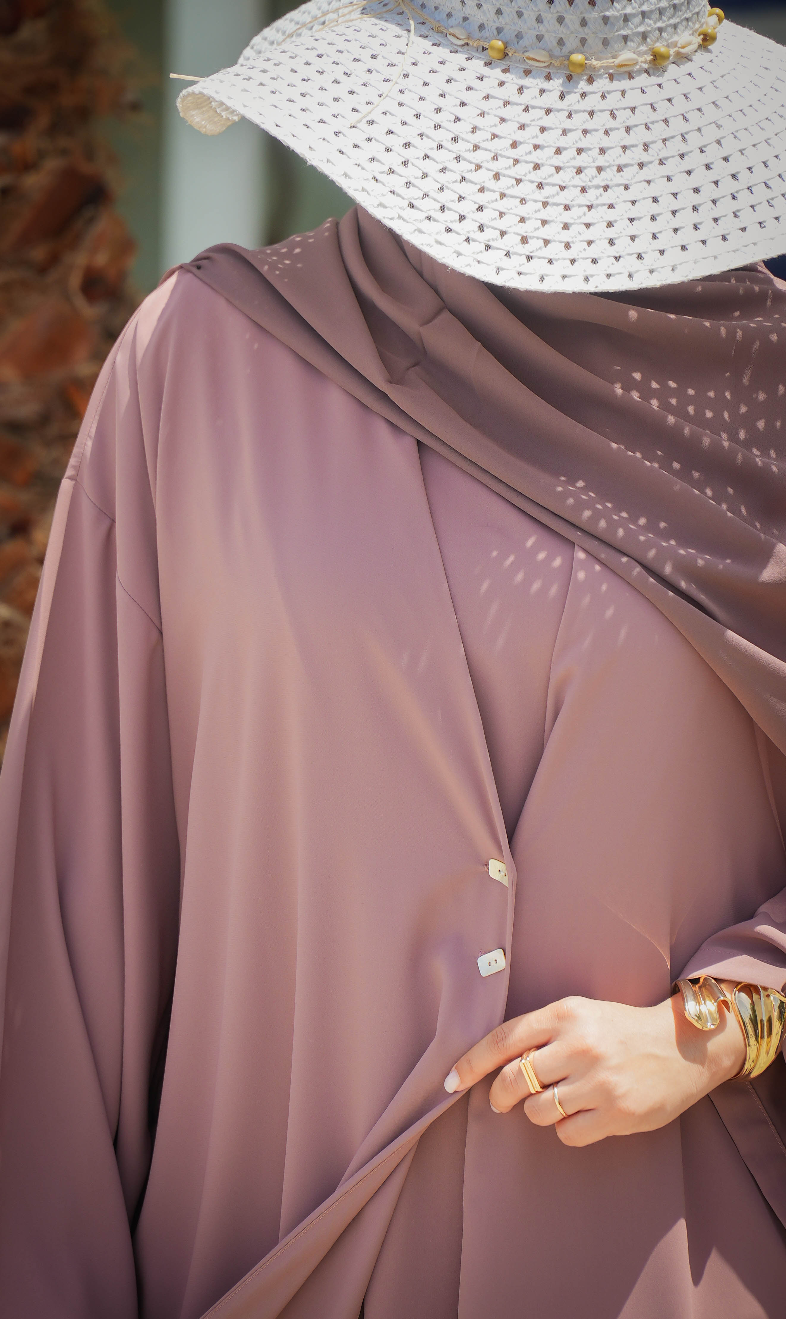 Elizabeth Open Abaya SET - IRIS DEW
