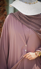 Elizabeth Open Abaya SET - IRIS DEW