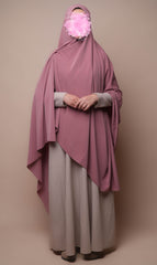 Anisah Stretch Hijaab 125*200 - Velvet Rose