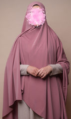 Anisah Stretch Hijaab 125*200 - Velvet Rose