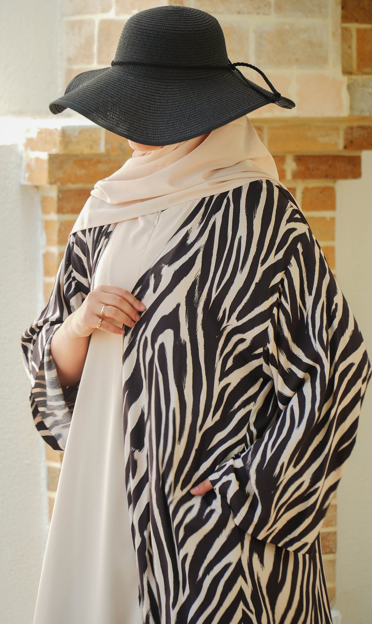 Zi Kimono Abaya Set