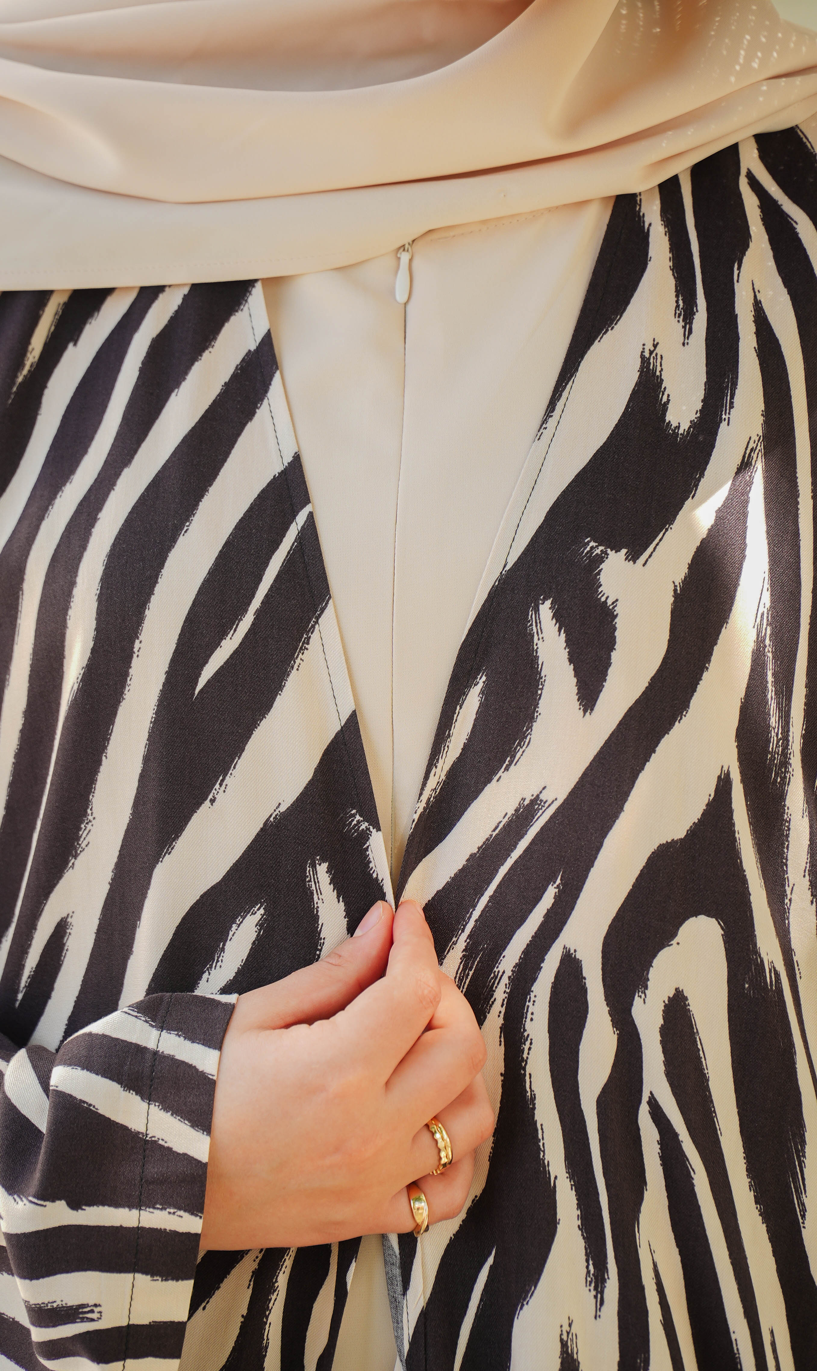 Zi Kimono Abaya Set