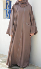White Lyocell Whisper SET - Plum