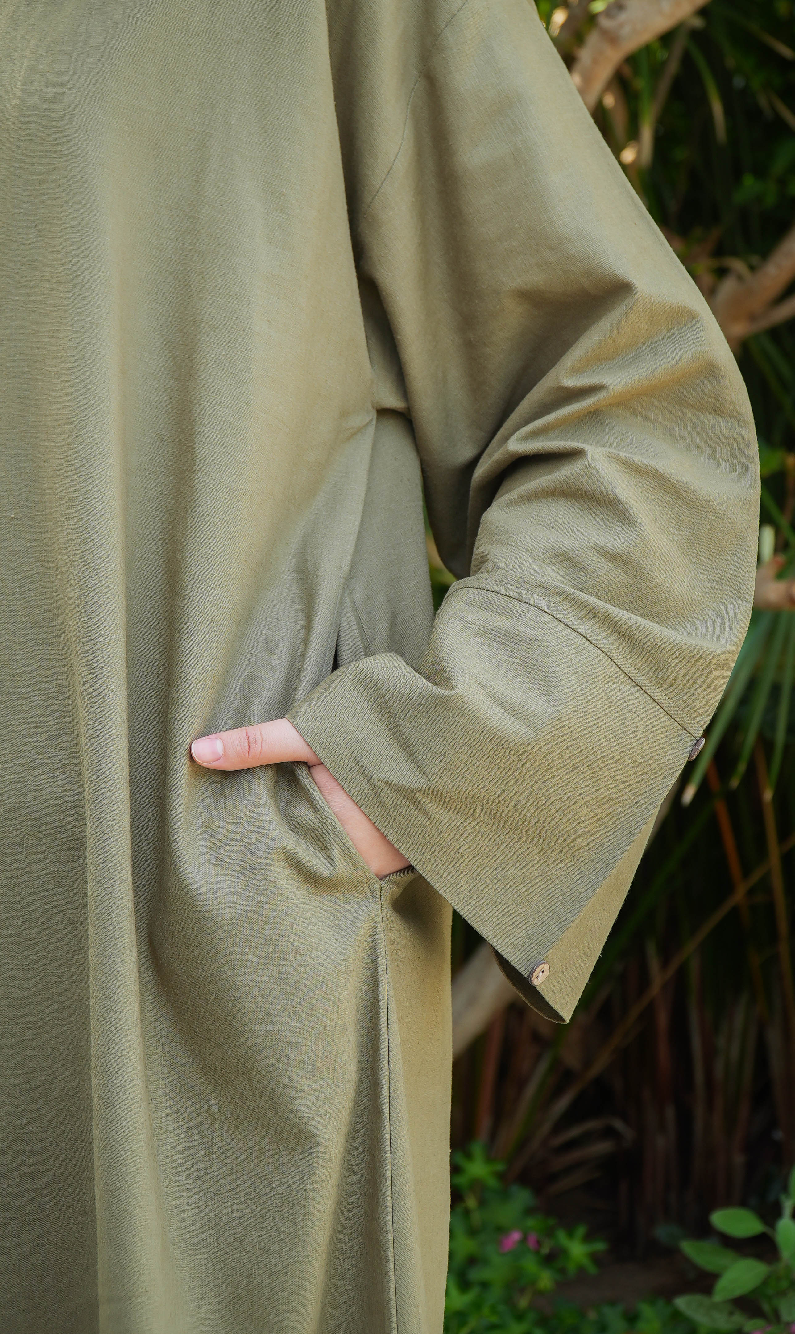 Elisa Linen Blouse Dress OLIVETTE
