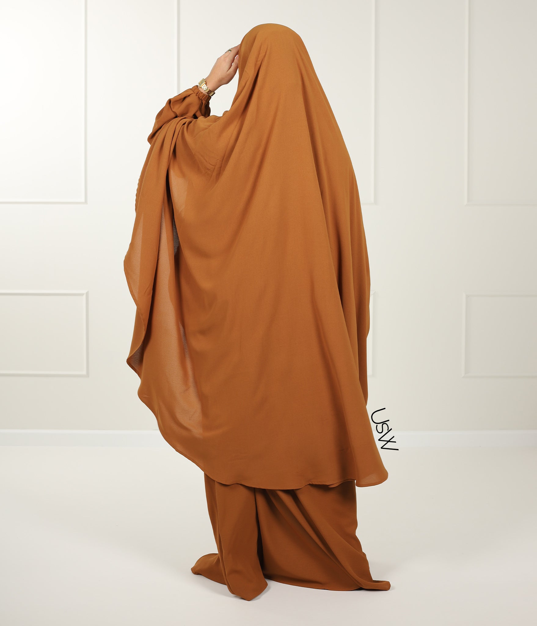 Knie Khimar Stretch Arrzha - Caramel