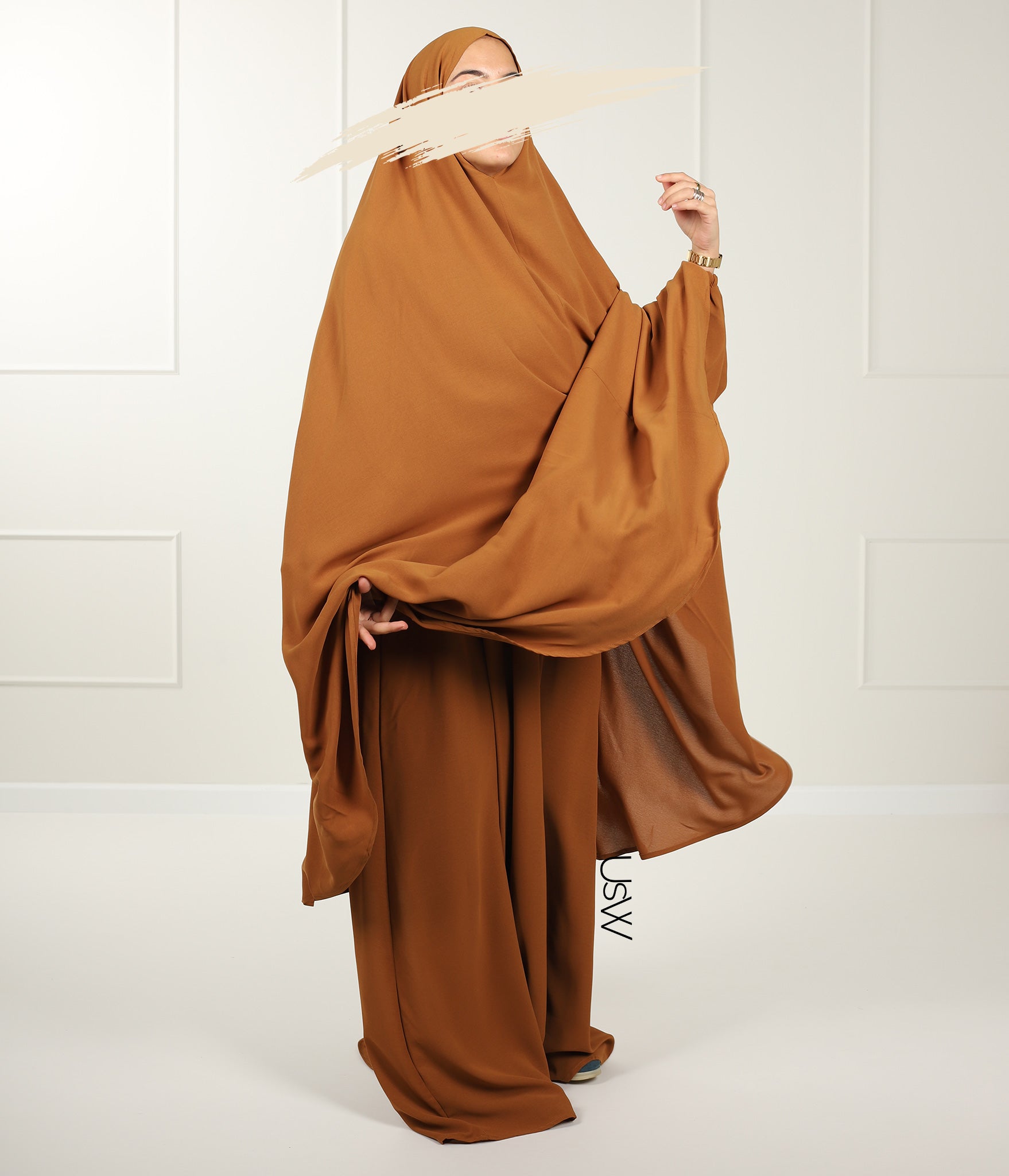 Knie Khimar Stretch Arrzha - Caramel