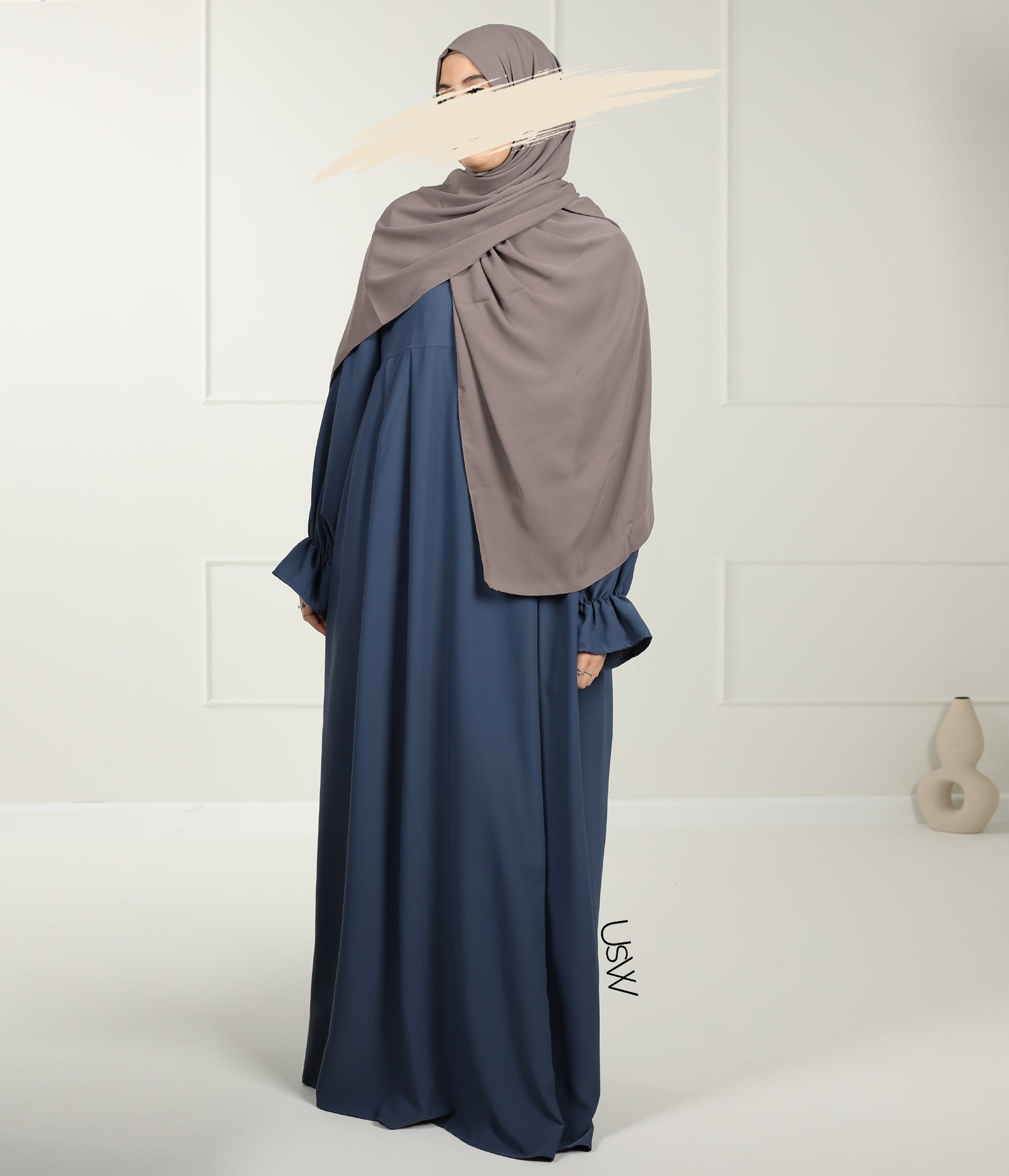 Jilbab Capsule Coll Rubayq - Jeans Blue