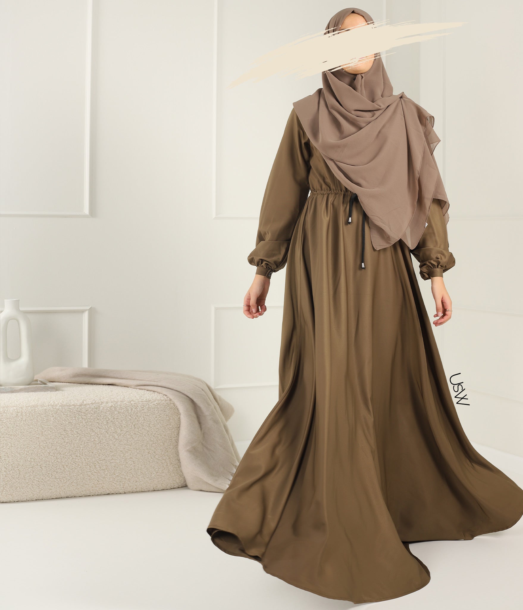 Abaya  Army Green