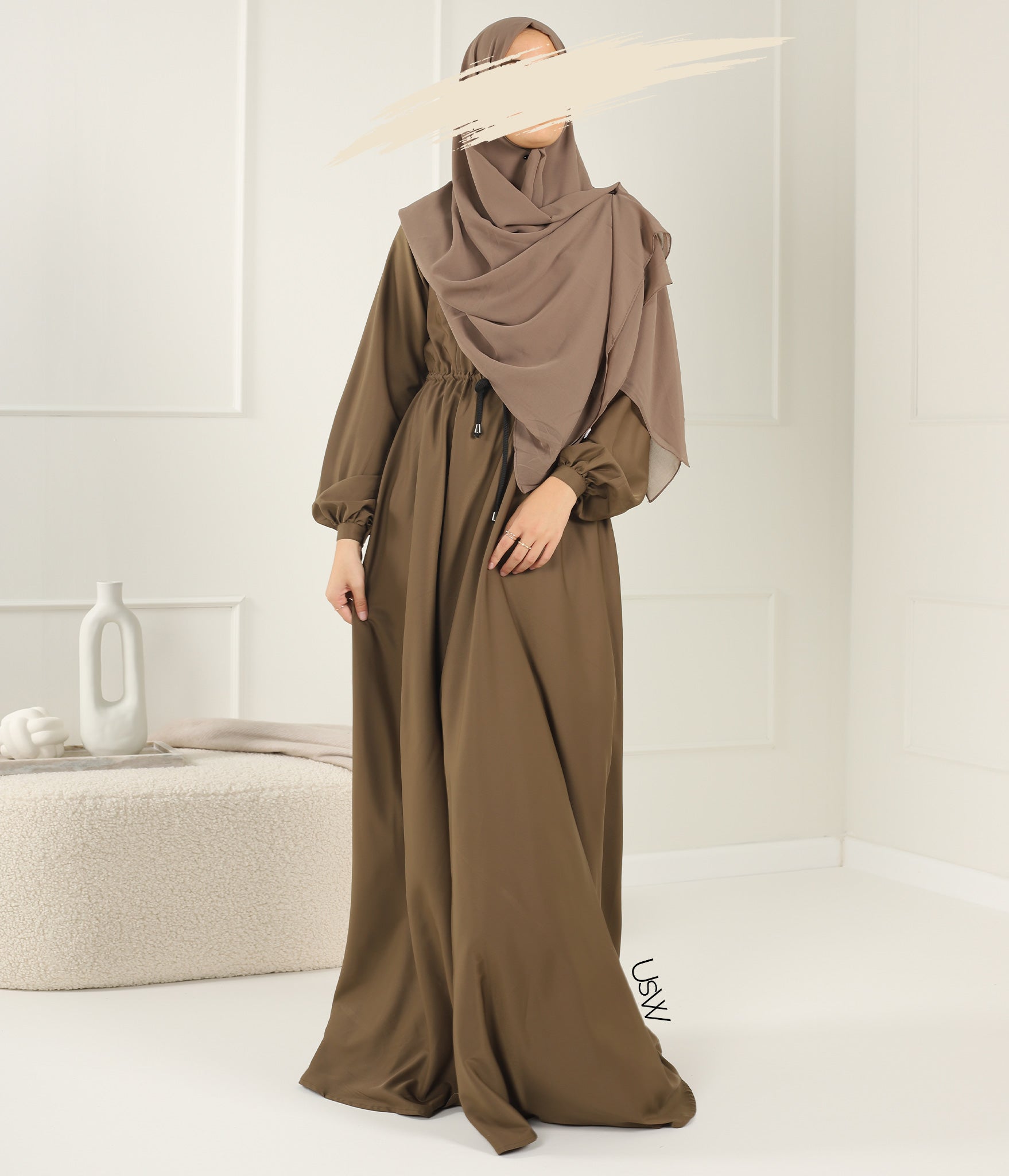 Abaya  Aaliia - Army Green