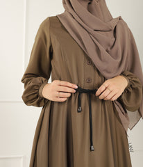 Abaya Maleekah Aaliia - Army Green