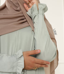 A-Lijn Abaya Aaliia Samha - Sage Green