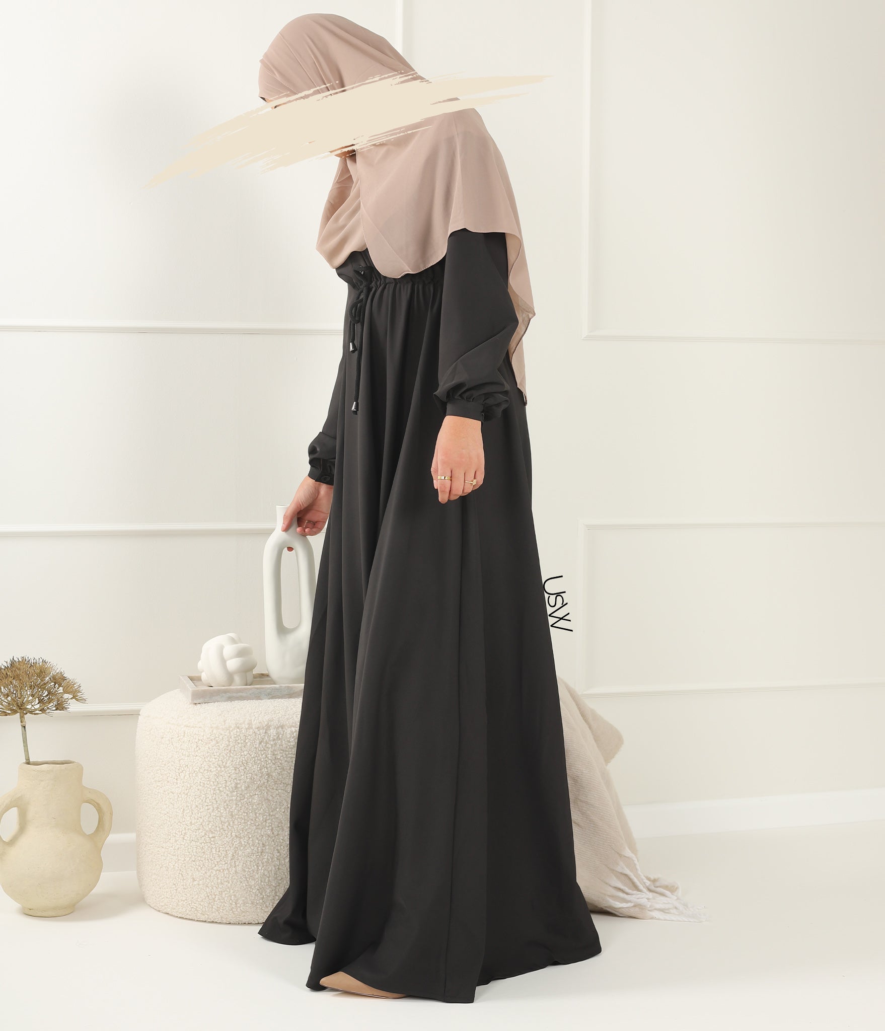 Abaya Maleekah Aaliia - Black