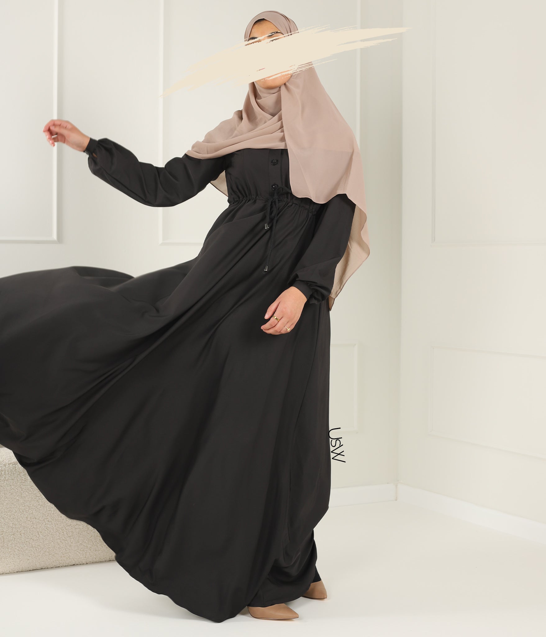 Abaya Aaliia - Black