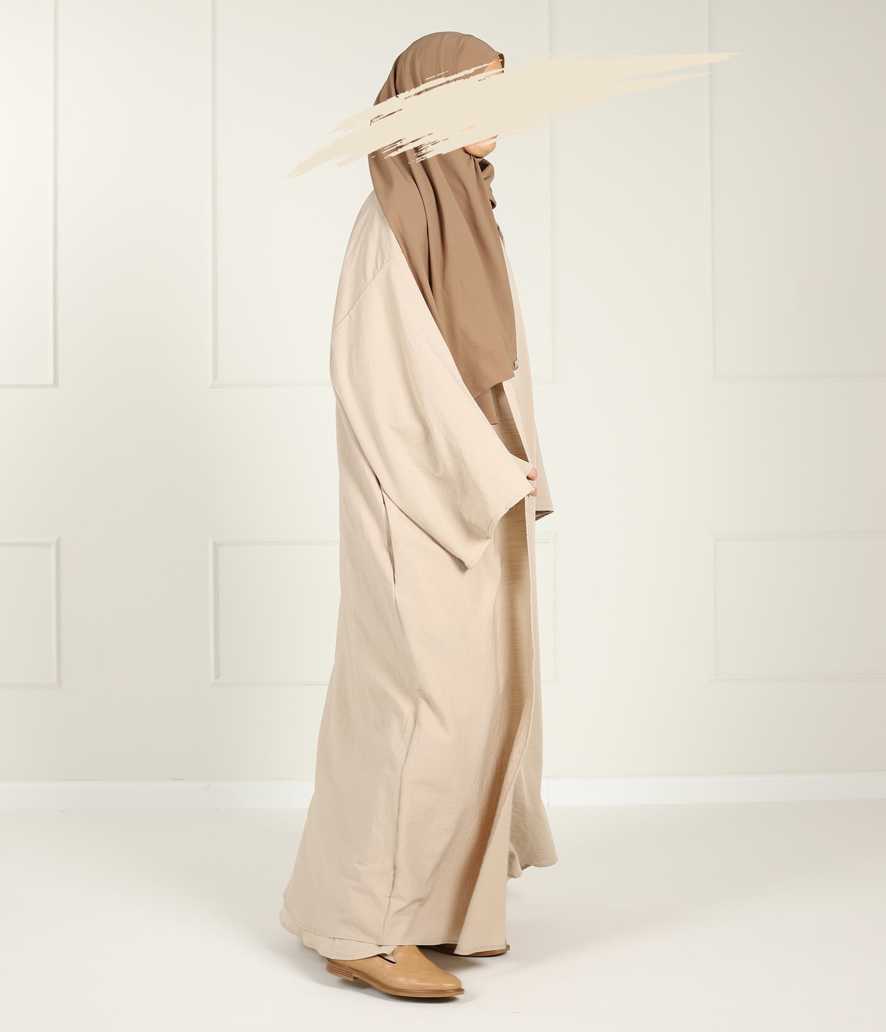 Soft Wide Sleeve Kimono Shawyah - SET