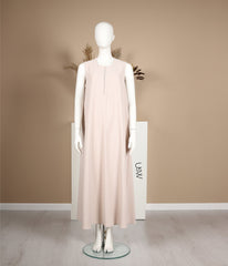 Slip Dress Pearl Stretch - Cream