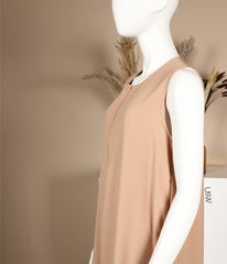 Slip Dress Pearl Stretch - Latte