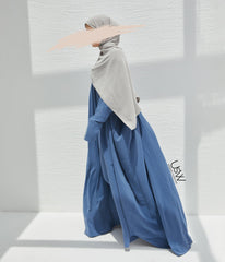 Jilbab Qatariyya PEARL STRETCH - Jeans Bleu