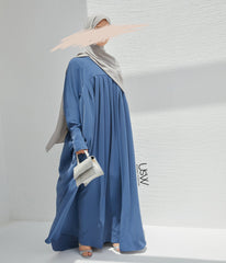 Jilbab Qatariyya PEARL STRETCH - Jeans Bleu